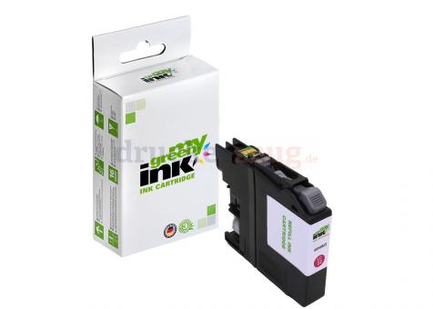 Alternativ Patrone für Brother LC22EM ca. 1.200 Seiten Magenta (My Green Toner) 