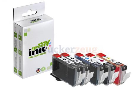 Alternativ Patrone für Canon CLI8MP KIT(2*BK+ C+M+Y) (My Green Toner) 