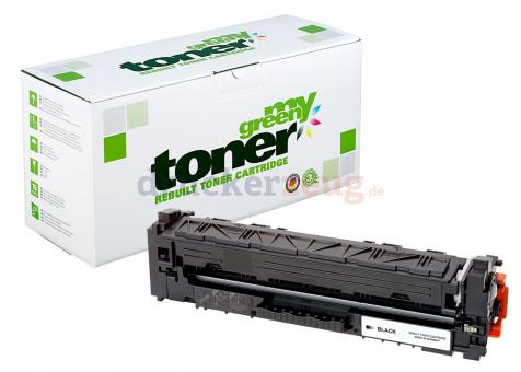 Alternativ Toner für Hewlett Packard CF540X ca. 3.200 Seiten Black (My Green Toner) 