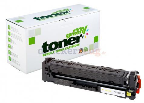 Alternativ Toner für Hewlett Packard CF532A ca. 900 Seiten Gelb (My Green Toner) 