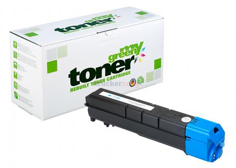 Alternativ Toner für Kyocera TK-8705 C ca. 30.000 Seiten Cyan (My Green Toner) 