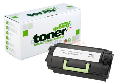 Alternativ Toner für Lexmark 62D2H00 ca. 25.000 Seiten Black (My Green Toner) 