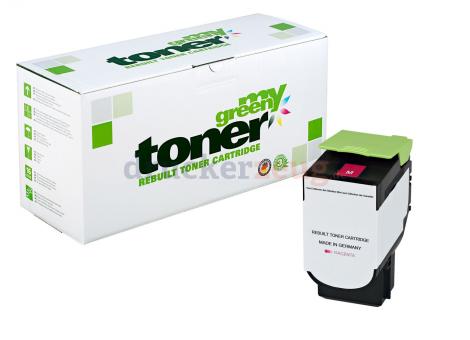 Alternativ Toner für Lexmark 80C2SM0 ca. 2.000 Seiten Magenta (My Green Toner) 