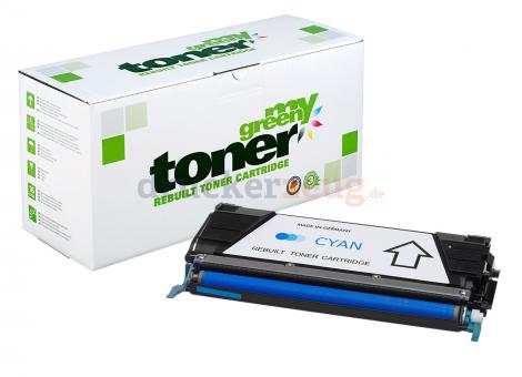 Alternativ Toner für Lexmark C748H1CG / X748H1CG ca. 10.000 Seiten Cyan (My Green Toner) 