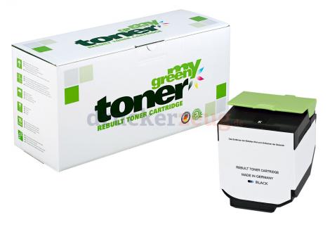 Alternativ Toner für Lexmark 70C0X10 ca. 8.000 Seiten Black (My Green Toner) 