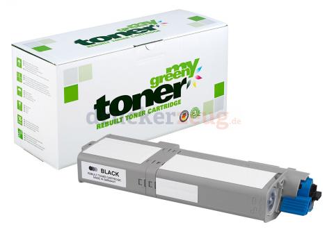 Alternativ Toner für Oki 46490608 ca. 7.000 Seiten Schwarz (My Green Toner) 