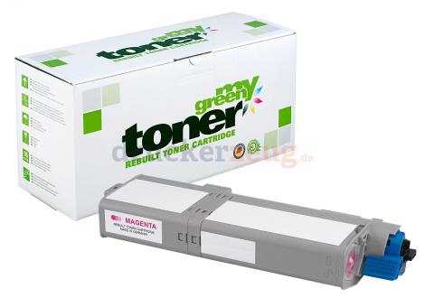 Alternativ Toner für Oki 46490606 ca. 6.000 Seiten Magenta (My Green Toner) 