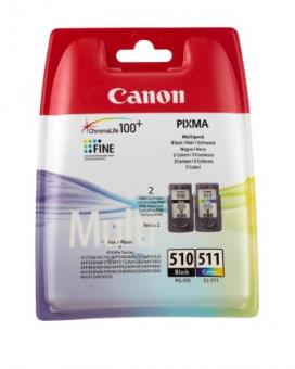 Canon PG-510 + CL-511 Multipack schwarz / mehrere Farben 2970B010 