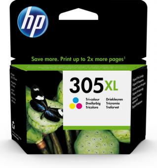 HP305XL color Tintenpatrone ca. 200 Seiten 3YM63AE 