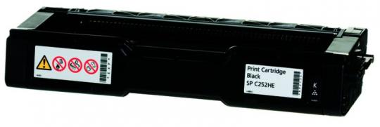 Ricoh SP C252HEBK Schwarz Toner 407716 ca. 6.500 Seiten 