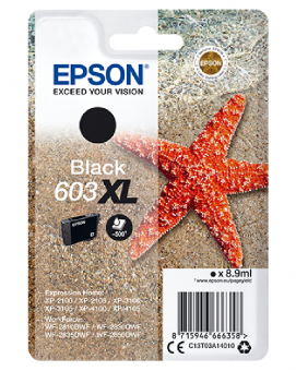 Epson 603XL black Tintenpatrone 8,9 ml ca. 500 Seiten C13T03A14010 