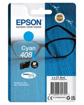 Epson C13T09K24010 Cyan Tintenpatrone (408L) 