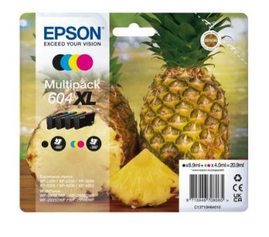 Epson 604XL Multipack Schwarz Cyan Magenta Gelb C13T10H64010 