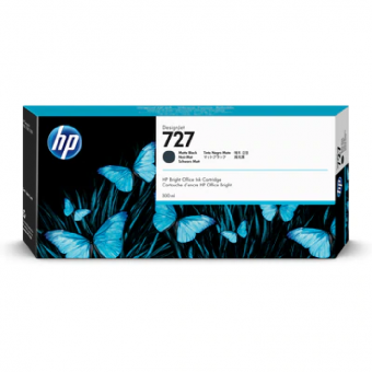 HP727 schwarz  Tintenpatrone 300ml C1Q12A 