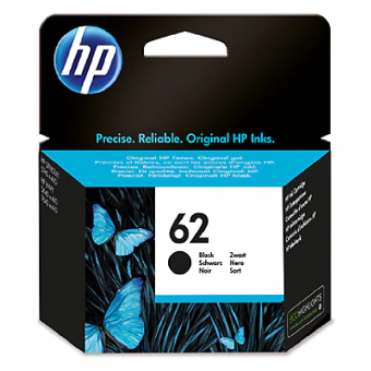 HP62 schwarz Tintenpatrone ca. 200 Seiten C2P04AE 