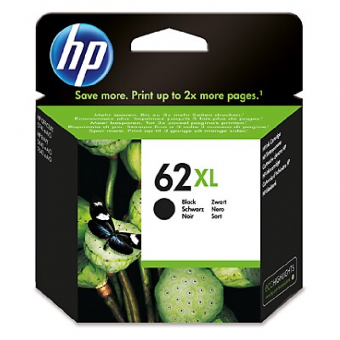 HP62XL schwarz Tintenpatrone ca. 600 Seiten C2P05AE 