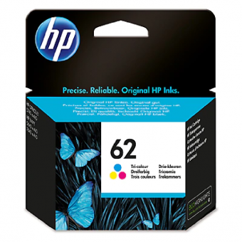 HP62 color Tintenpatrone ca. 165 Seiten C2P06AE 