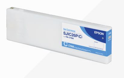 Epson SJIC26P(C) Cyan Tintenpatrone 294.3 ml C33S020619 