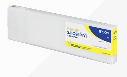 Epson SJIC26P(Y)  yellow Tintenpatrone 294.3 ml DURABrite™ Ultra C33S020621 