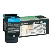 Lexmark C540A1CG Cyan Toner ca. 1.000 Seiten Rückgabe-Tonerkassette 