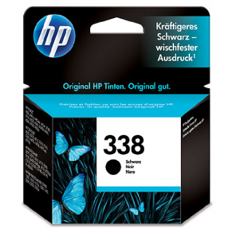 HP338 Schwarz Tintenpatrone 11ml ca. 480 Seiten C8765EE 