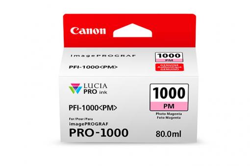 Canon PFI-1000pm Tintenpatrone magenta (Foto) 80 ml 0551C001 