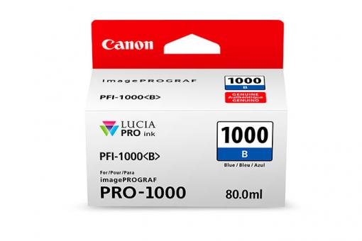 Canon PFI-1000b Tintenpatrone Blau 80 ml 0555C001 