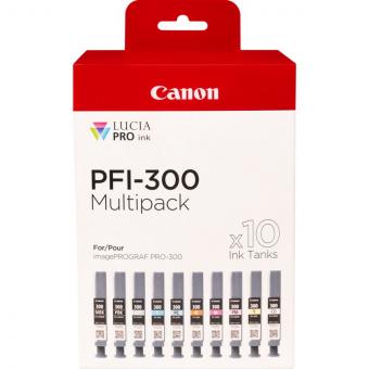 Canon PFI-300 10 Stück Color Multipack  10 x 14 ml 4192C008 