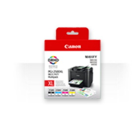Canon PGI-2500 XL Multipack schwarz / cyan / magenta / gelb 4 Tintenpatronen 9254B004 