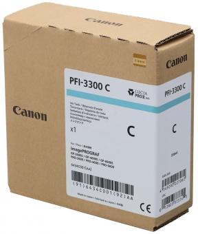 Canon PFI-3300c Cyan Druckerpatrone 330 ml (6434C001) 