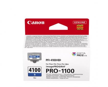 Original  Canon PFI-4100b Blau DruckerTintenpatrone 80 ml 6786C001 