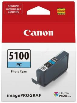 Original Canon PFI-5100pc Druckerpatrone Cyan Foto 14 ml 6956C001 