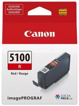 Original Canon PFI-5100r Druckerpatrone Rot  6958C001 14 ml 