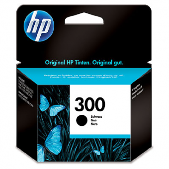 HP300 schwarz Tintenpatrone ca. 200 Seiten CC640EE 