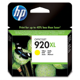 HP920XL gelb Tintenpatrone ca. 700 Seiten CD974AE 