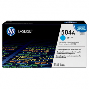 HP504A Cyan Toner ca. 7.000 Seiten CE251A 