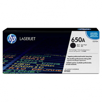 HP650A Schwarz Toner ca. 13.500 Seiten CE270A 