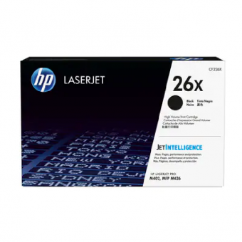 HP26X schwarz Toner ca. 9.000 Seiten CF226X 