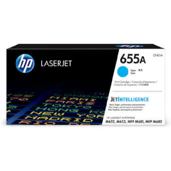 HP655A Cyan Toner ca. 10.500 Seiten CF451A 