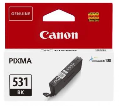 Canon CLI-531bk Schwarz Tintenpatrone ca.400 Seiten 6118C001 