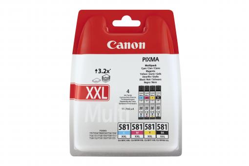 Canon CLI-581XXL Multipack schwarz / cyan / magenta / gelb Multi 1998C005 