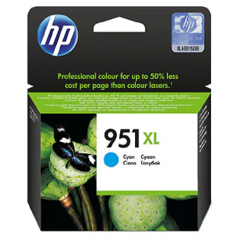 HP951XL Cyan Tintenpatrone 24ml ca. 1.500 Seiten CN046AE 