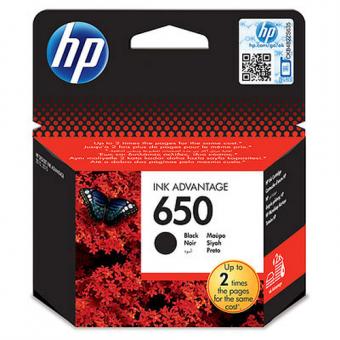 HP650 schwarz Tintenpatrone ca. 360 Seiten CZ101AE 
