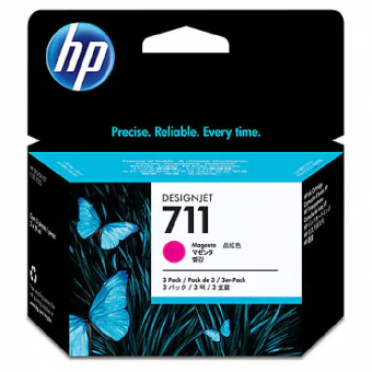 HP711 Magenta 3 Tintenpatronen Multipack CZ131A (HP711) 