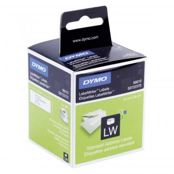 DYMO   Etiketten  S0722370 99010 Adress-Etiketten, 89x28mm, weiß, 2x130 Stck. 