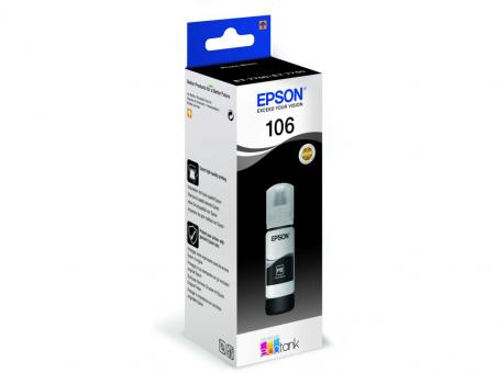 Epson 106 Schwarz Foto Tintenpatrone 70 ml C13T00R140 