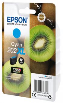 Epson 202XL Cyan Tintenpatrone 8.5 ml ca. 650 Seiten C13T02H24010 