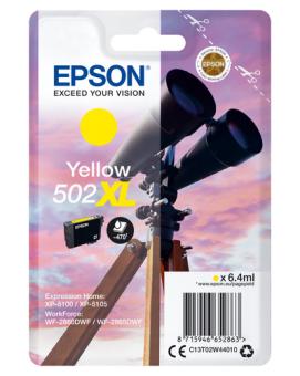 Epson 502XL yellow Tintenpatrone 6.4 ml ca. 470 Seiten C13T02W44010 