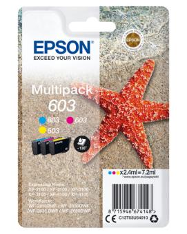 Epson Multipack 603 cyan ,magenta ,yellow 3 Tintenpatronen C13T03U54010 
