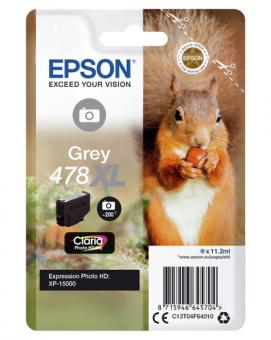 Epson 478XL Grey Tintenpatrone grau 11.2 ml C13T04F64010 